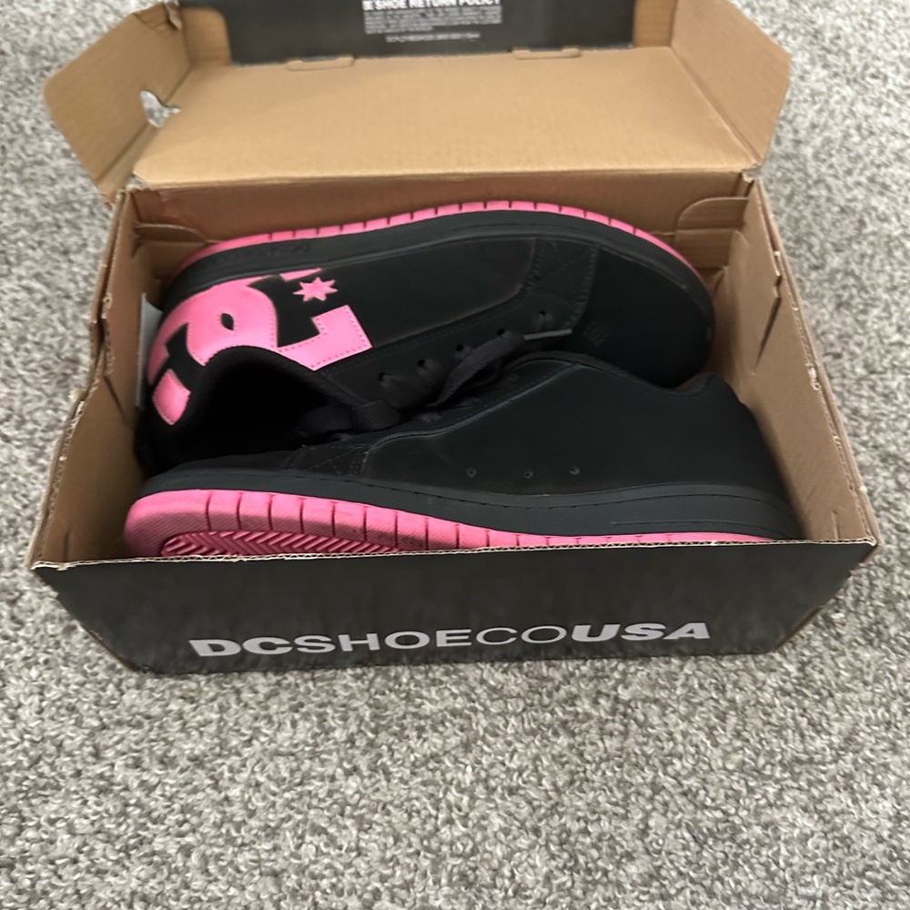 DC Kids' Sneakers in Black and Pink